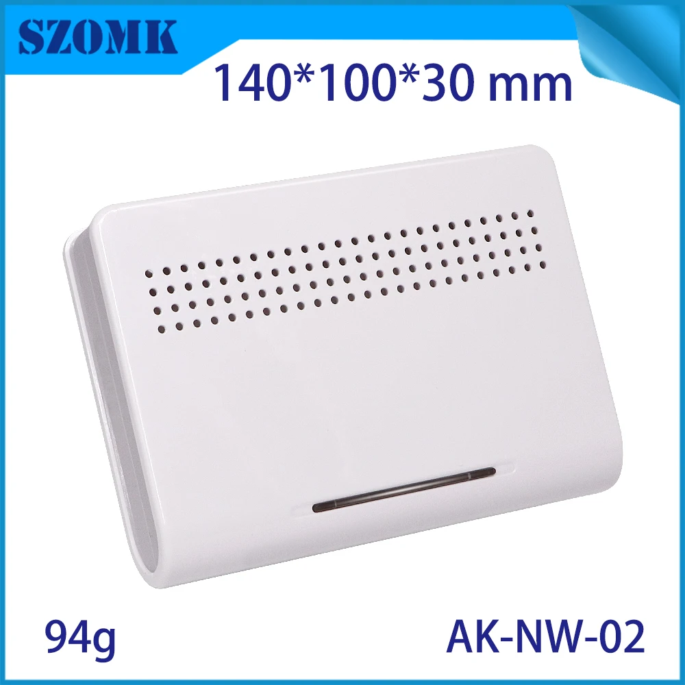 10 PCS 140*100*30 mm wireless wifi plastic electrical enclosure box SZOMK  wall mounting router plastic pcb housing junction box