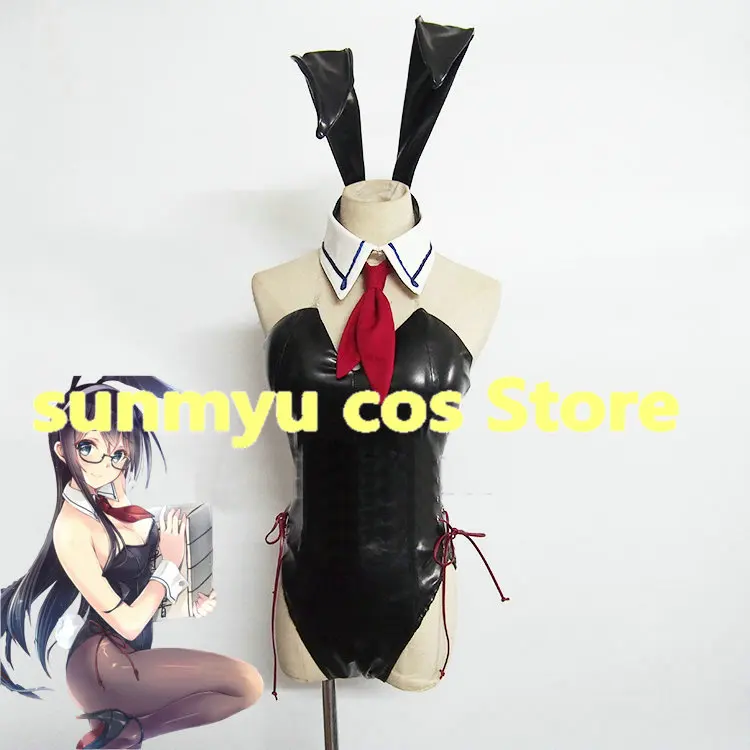 

Kantai Collection Kankore Ooyodo Bunny Girl Clothes Leotard Cosplay Costume,Custom Size Halloween