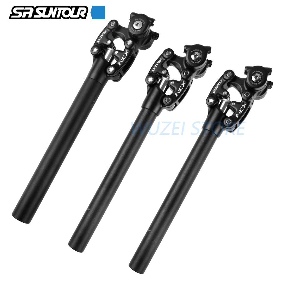 

SR SUNTOUR NCX Bike Suspension Travel Seatpost 350mm/400mm*27.2/28.6/30.0/30.1/30.4/30.8/31.6/33.9mm Bicycle Seat Post Tube