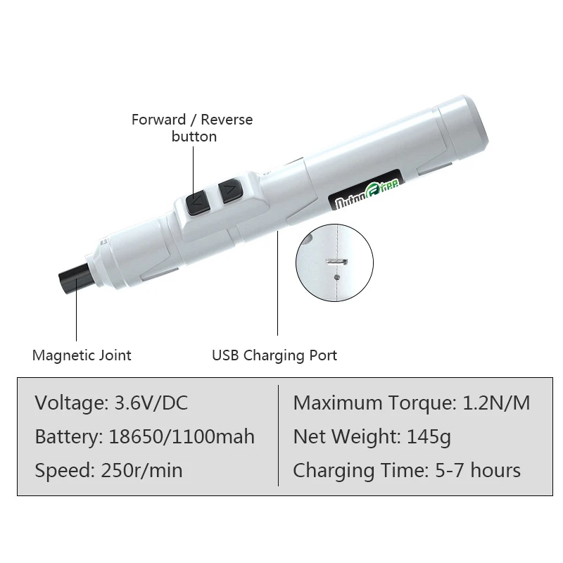 3.6V 미니 전기 스크루 드라이버 키트 충전식 USB 무선 Multifucntion 전원 드릴 비트 키트 세트 가정용