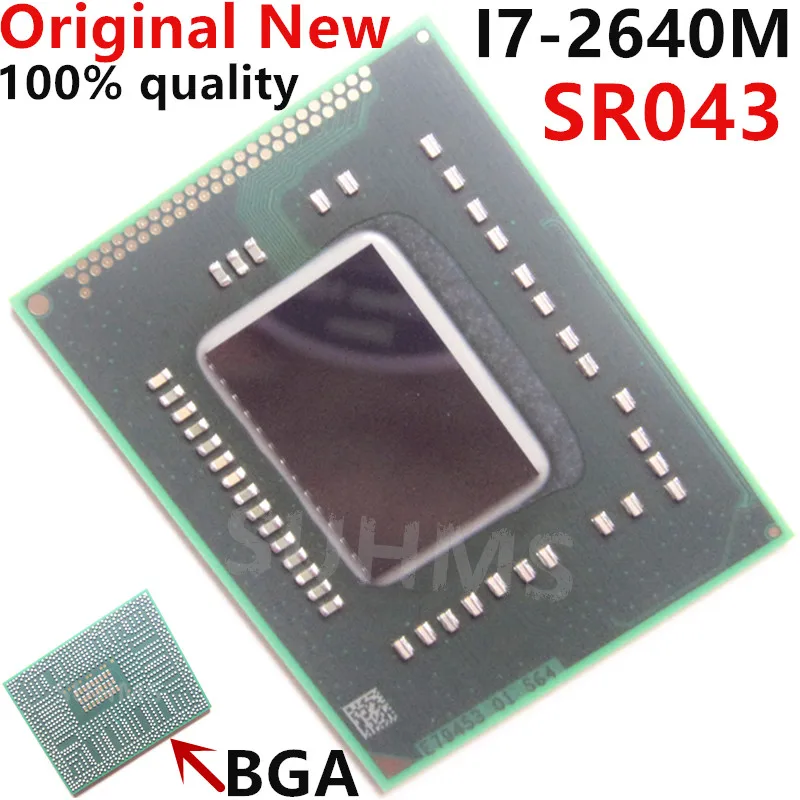 100% New SR043 i7-2640M BGA Chipset