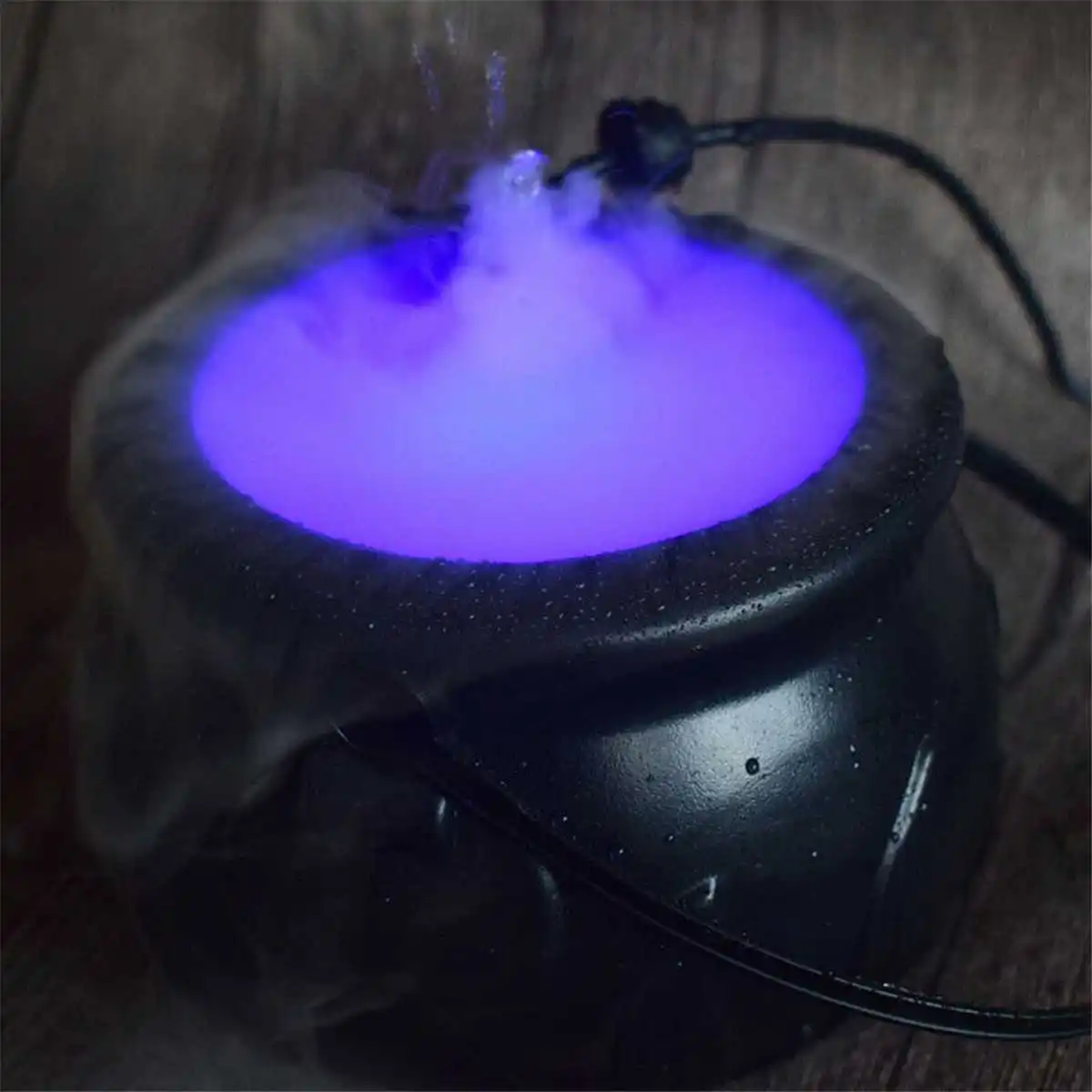 Nebel Maker Rauch Nebel Maschine Farbwechsel Party Prop Mit 12LED Farbwechsel Party Prop Hause Dekoration