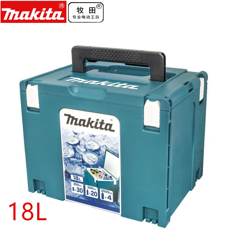 Коннектор для морозильной камеры Makita MAKPAC, 18 л, 199846-0, 198253-4, Тип 4, 18 литров, с ремешком, чехол для инструментов