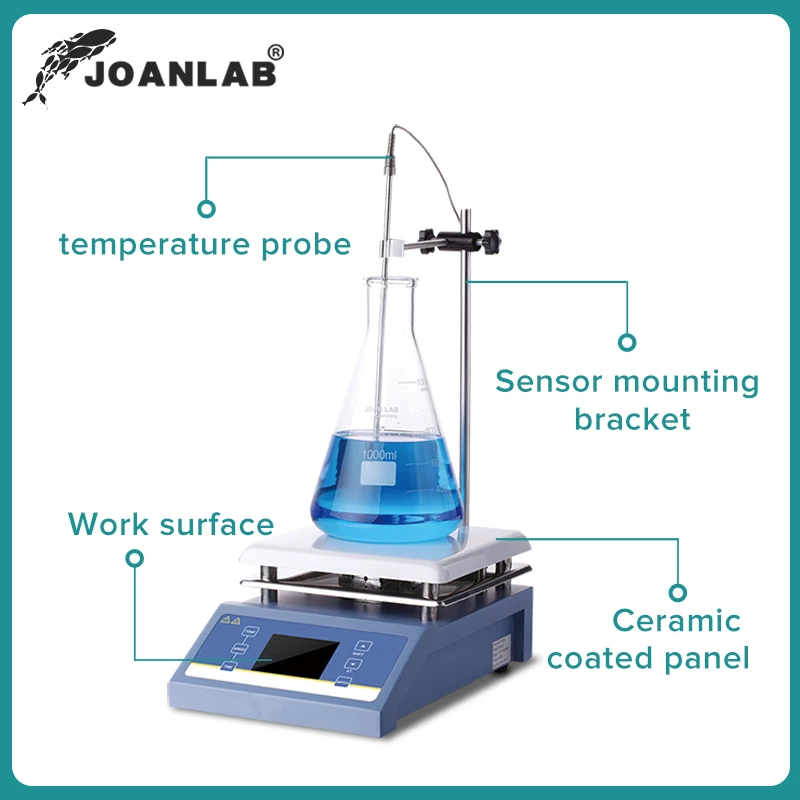 Magnetic Stirrer Hot Plate Lab Equipment Heating Stirrer Digital Display Magnetic Mixer With Stir Bar 3L 5L Liquid Stirrer 220v