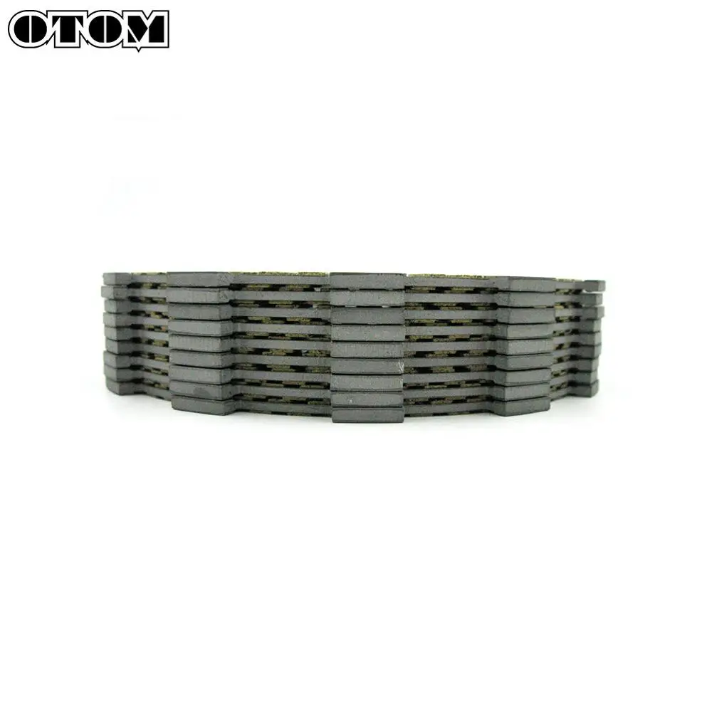 OTOM 9 Pcs Motorcycle Engine Parts Clutch Friction Plates Disc Kit High Quality Paper-based For YAMAHA YZ250F YZ250FX WR250F