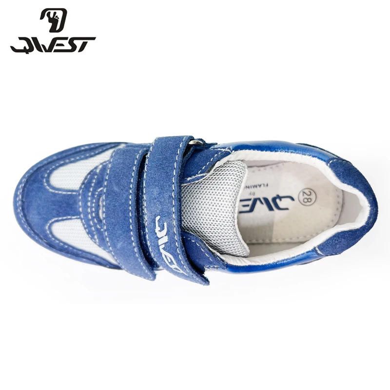 QWEST(by FLAMINGO) New Patchwork Spring&Summer Breathable Hook&Loop Outdoor Walking shoes for boy Free shipping