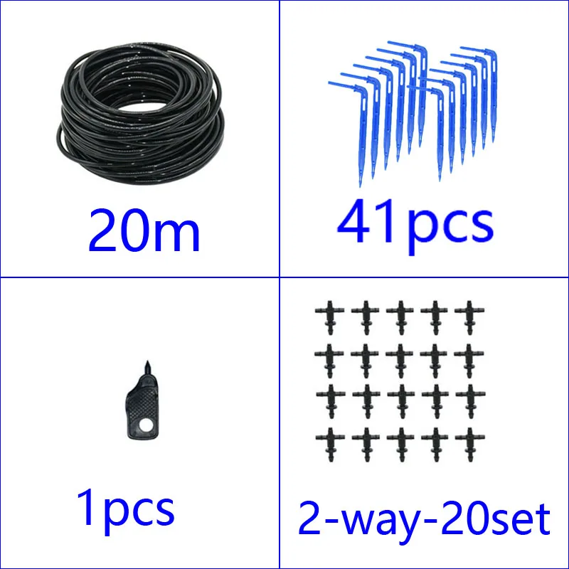 Arrow Dropper 2/4-Way Drip Arrow System  2L 4L 8L Emitter Irrigation Watering System For Pot Garden Greenhouse 20Set