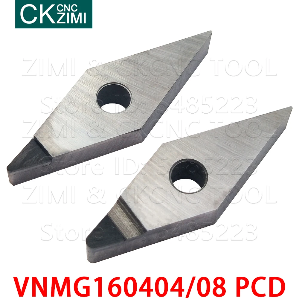 VNMG VNMG160404 PCD VNMG160408 PCD вставка Алмазная Поворотная лопасть CNC внутренний токарный инструмент металлический токарный станок вставка для медного алюминия