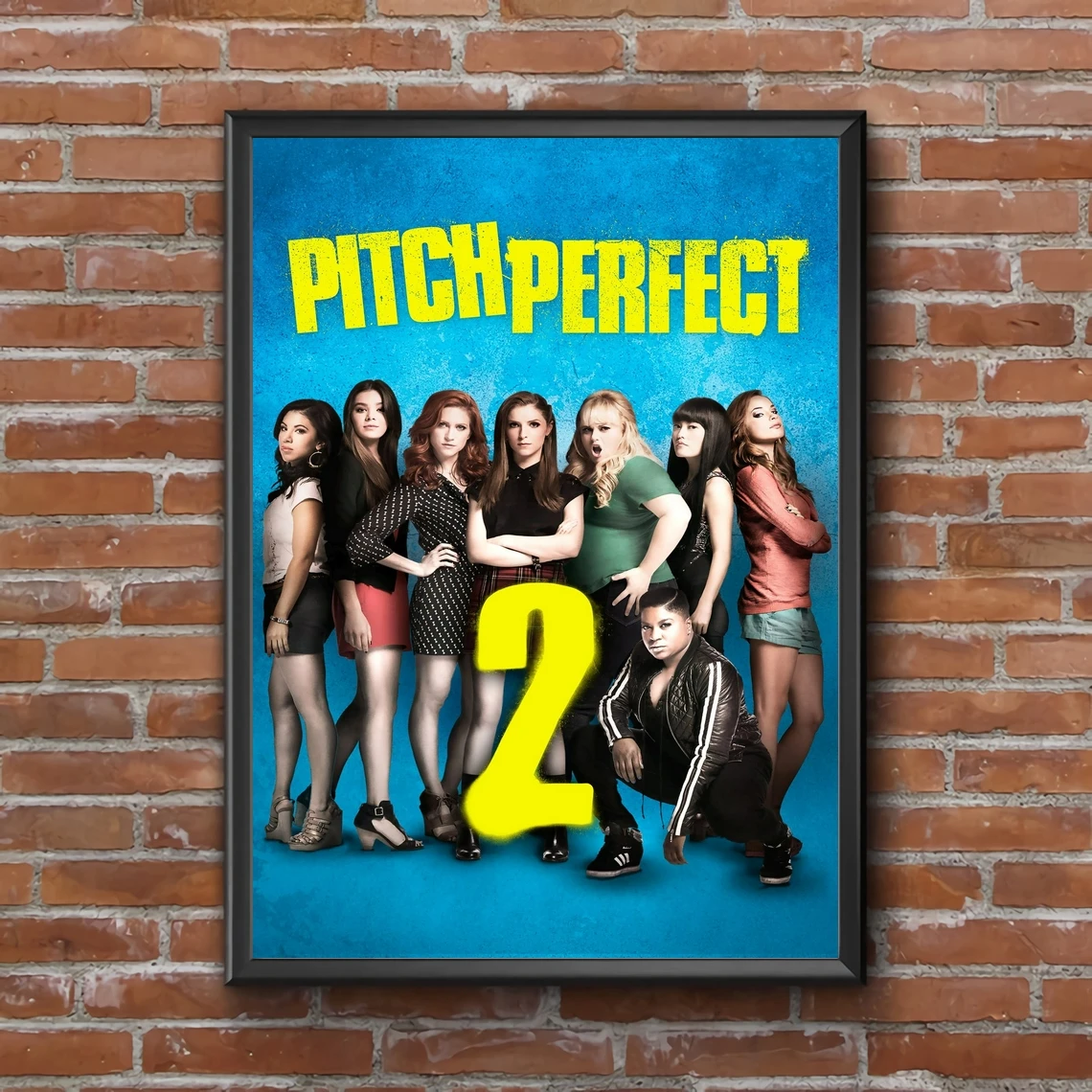 Pitch Perfect 2 Movie Poster Cover Retro Home Mural Decoration Canvas Picture Printing Gift (No Frame)