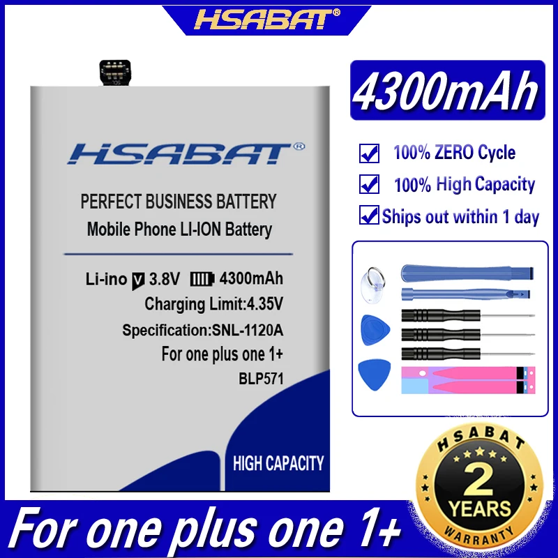 HSABAT BLP633 BLP637 BLP571 BLP597 BLP613 BLP607 BLP657 BLP685 Battery for Oneplus 1+ 1 + for one Plus 2 3 5 6 6T X 3T A3010