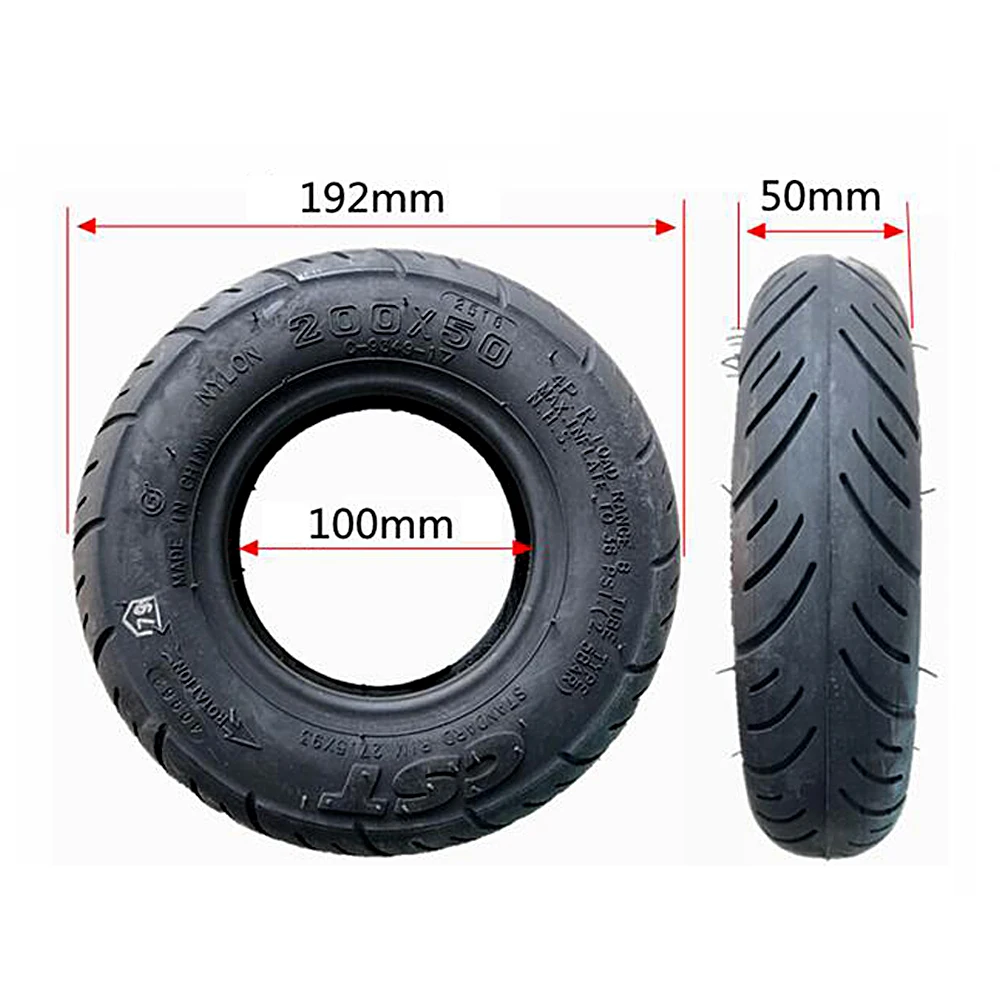 

CST 200*50 Cover Tires Pneumatic Inflatable Rubber Outer Tire for Electric Scooter Spare Accessories 8 Inch Foldable Cover Wheel