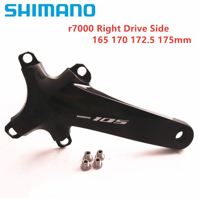 Shimano – bras de manivelle de vélo de route 105 r7000, côté droit d\'entraînement, 110BCD 165 170 172.5 175, accessoires de bicyclette