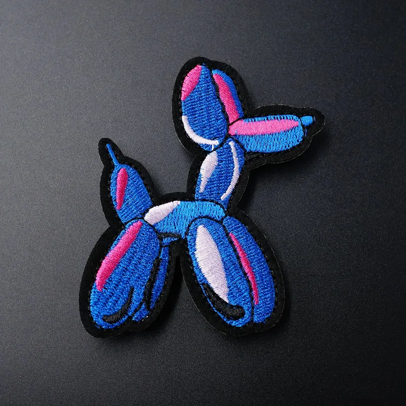 Balloon Dog CAT WOLF TIHRT DIY Badge Embroidery Patch Applique Clothes Ironing Clothing Sewing Supplies Decorative Badges