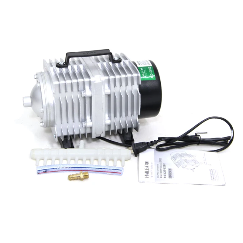 Bomba de oxígeno de refuerzo electromagnética para estanque de peces, compresor de aire de ACO-318, 220V, 35W, 45W