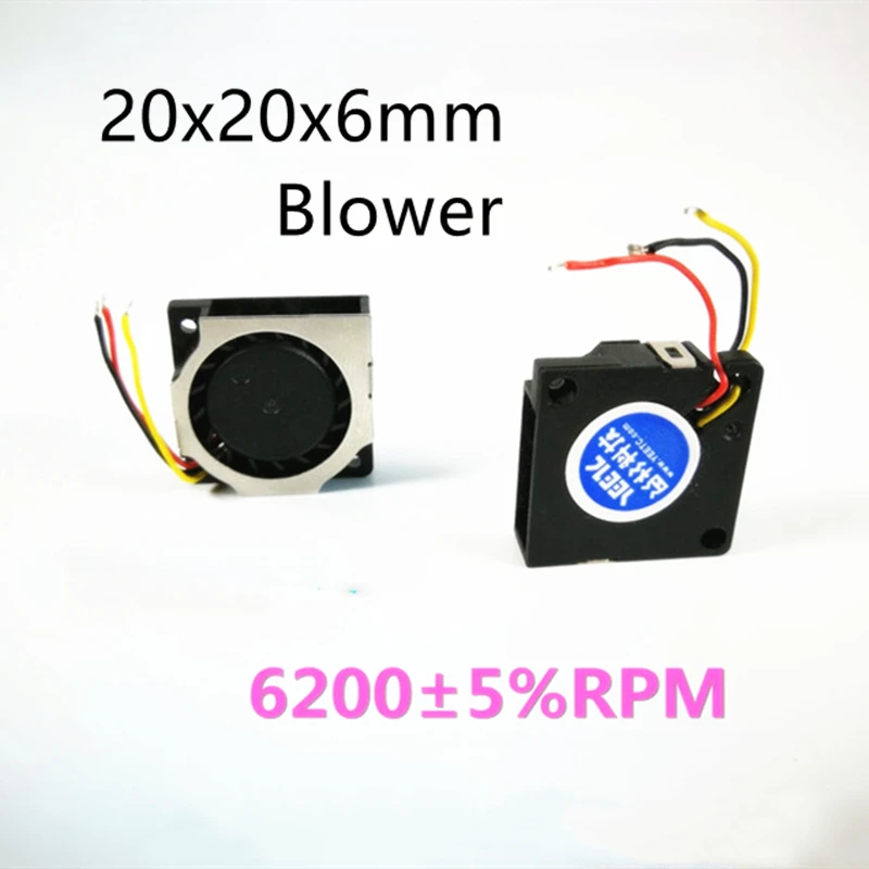 NEW 2006 5v 2CM 20MM Fan 20*20*6MM Blower Fan 6200RPM Ultrathin Fan 3wire