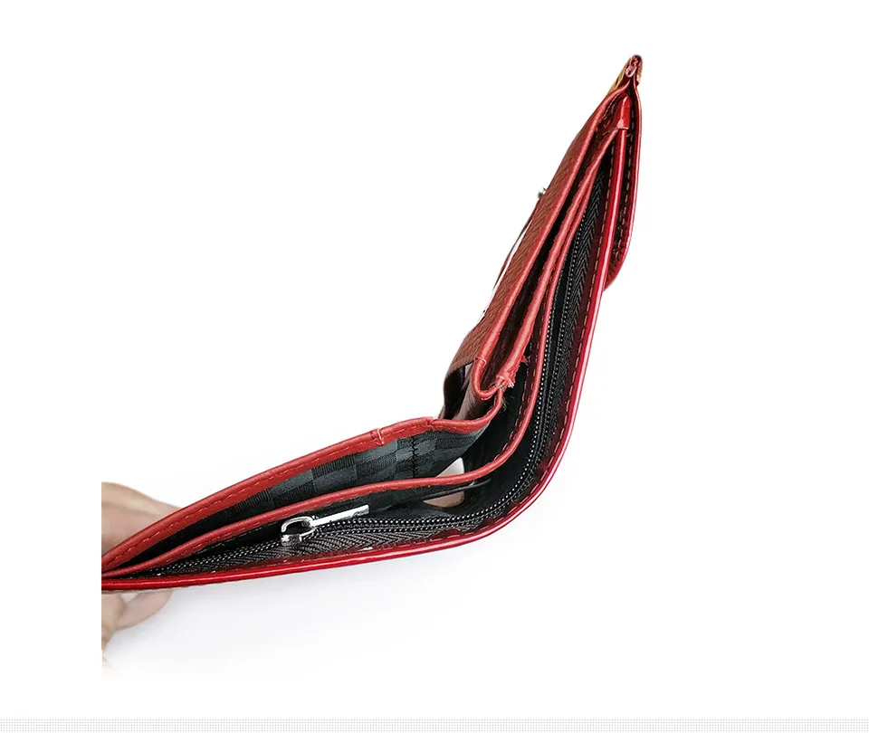 New Female Wallet Vintage Fashion Women Wallets GenuineLeather Short Purse Money Bag Coin Money Bags Ladies Purse Girls Wallets