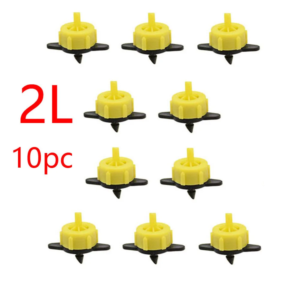 분재 거미 분배용 드롭 관개 시스템, 2/4 방향 물 스플리터 포함, 2/4/8 L/H, 꾸준한 흐름 드리퍼, 화살표 드로퍼