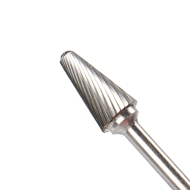 Versery  L Type Head Tungsten Carbide Alloy Rotary File Tool Point Burr Die Grinder Abrasive Tool Drill Milling Carving Bit