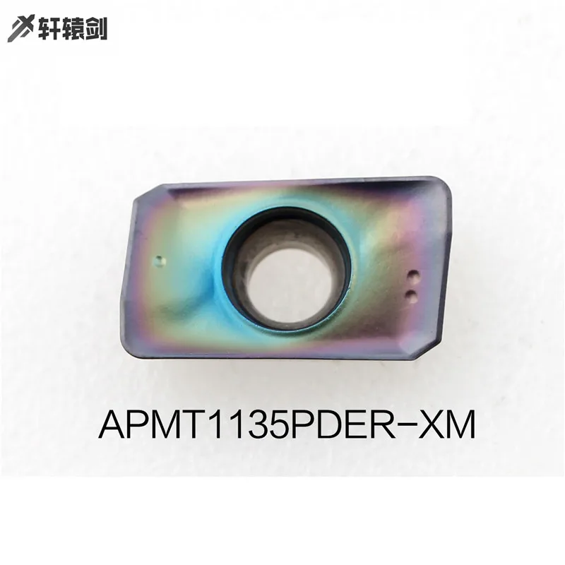 10PCS APMT1135PDER APMT1604PDER APMT1605PEER XM H2 XH55เหล็กชุบแข็งคาร์ไบด์แทรกเครื่องมือมิลลิ่งCNCเครื่องกลึงโลหะเครื่องกลึงโลหะ