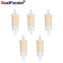 2/5Pcs RoadPassion Fuel Filter For YAMAHA FJ1200 FZ1 FZ750 FZR1000 FZR400 FZR600 FZS1000 FZS600 FZX700 VMAX 1200 XJ600 XP500