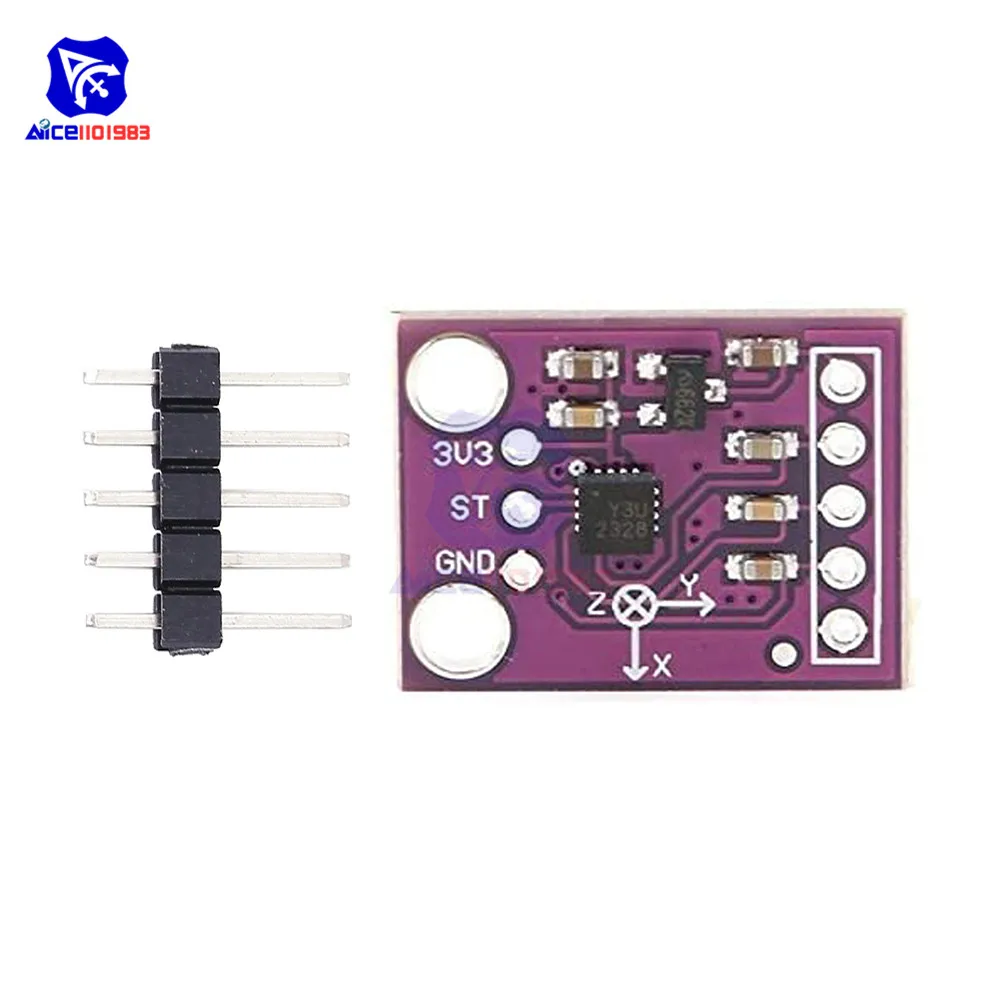 diymore GY-61 3-Axis ADXL337 Acelerometro Analog Output Module Angular Transducer Replacement Expansion Board for Arduino