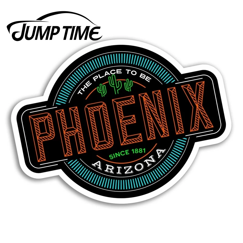 Jump Time for Phoenix Vinyl Stickers America USA Cool Sticker Laptop Luggage  Camper Door Decal Waterproof Car Accessories