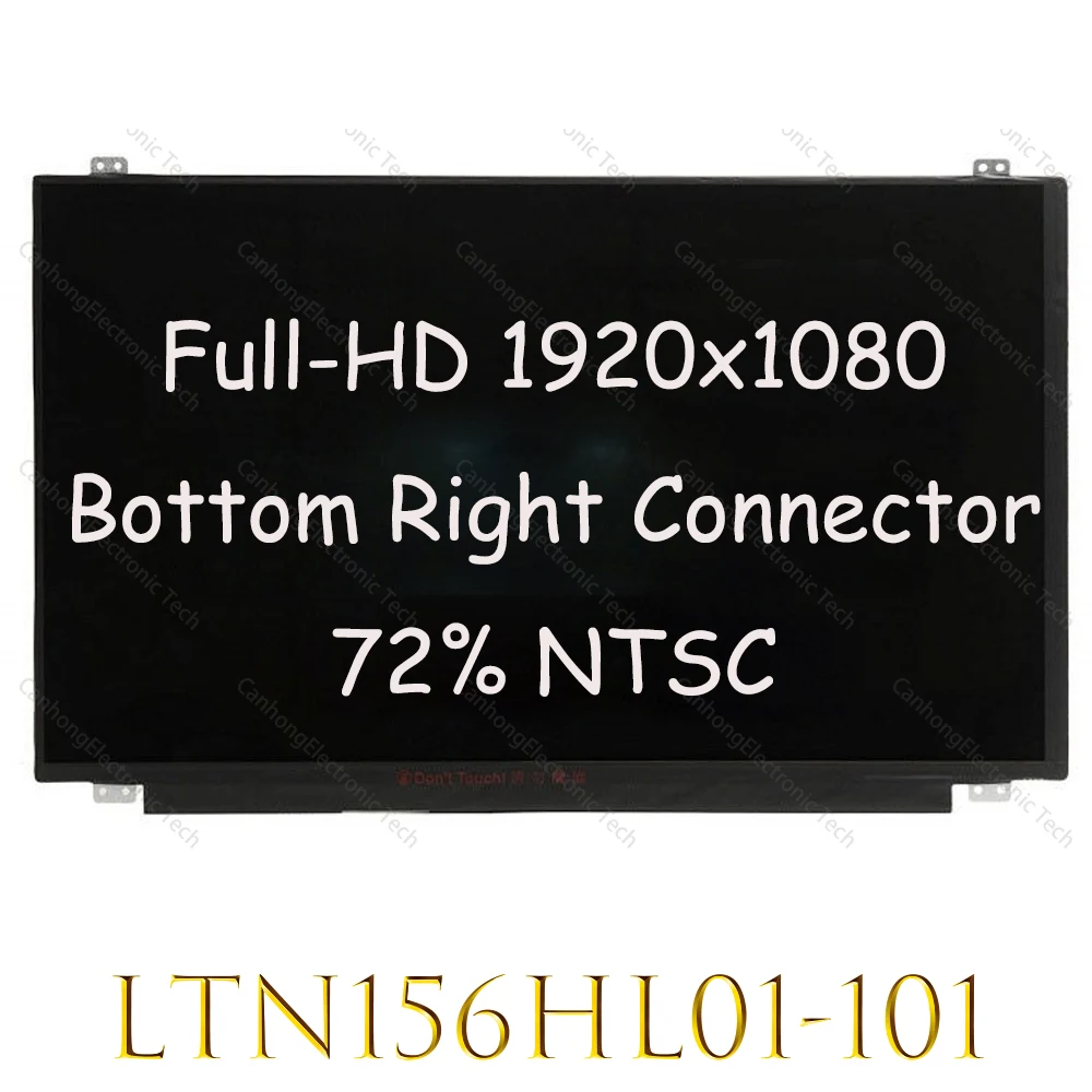 Pantalla LCD para ordenador portátil, Panel de visualización de 15,6 pulgadas, compatible con LTN156HL01, 101, EDP, 30 Pines, 60HZ, FHD, 1920x1080, LTN156HL01-101