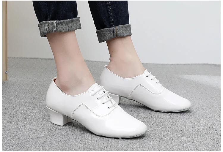 Children Latin dance shoes sports modern dancing shoes women waltz ballroom national dance training shoes men sneakers leather