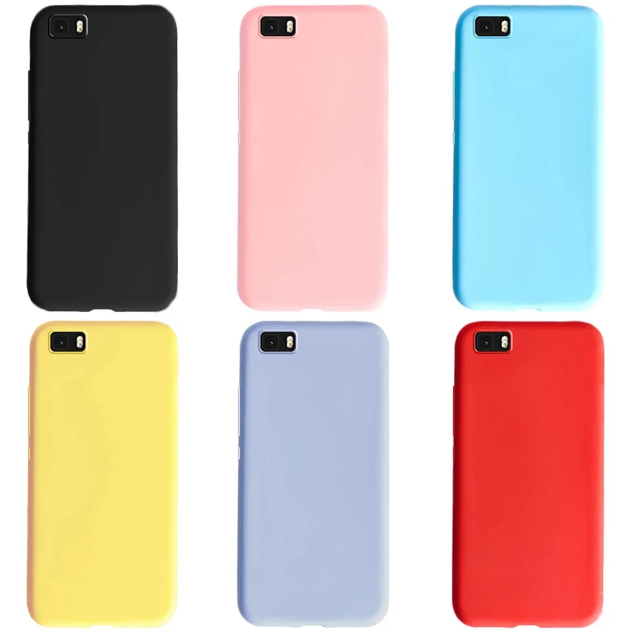 For Huawei P8 Lite Case Cover Huawei P8 Lite P8Lite 2015 Matte Covers Fundas Silicone Case For Huawei P8 Lite ALE-L21 5.0