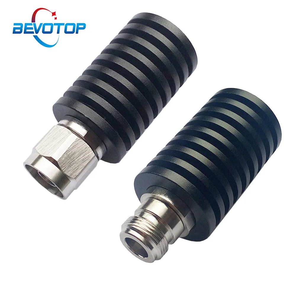 

25W N Male/Female Connector RF Coaxial Termination Dummy Load 3GHz/6GHz 50ohm Nickel Plated RF Accessories BEVOTOP