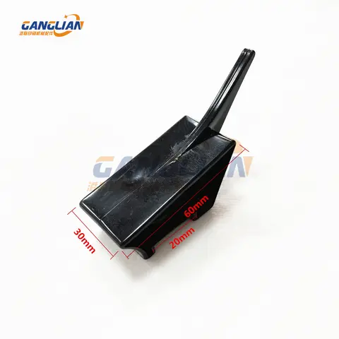 10 조각 하이델베르그 M600 고스 블랙 캐리어 30X60mm 블랙 핑거 WEBGS5 소형 시트 가이드 로터리 인쇄 기계 예비 부품