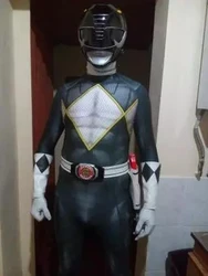 Black Kyoryu Sentai Cosplay Costume 3D Print Kyoryu Sentai Zyuranger Ranger Cosplay Costumes Green Rangers Zentai without Mask