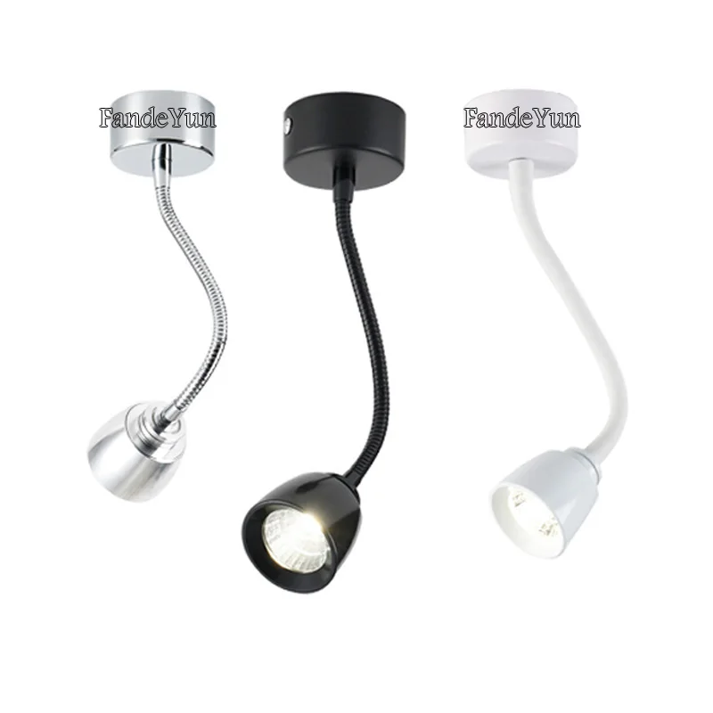 Możliwość przyciemniania lampy ścienne LED 360 ° obracanie regulacja LED lampy punktowe 5W 7W AC85 ~ 265V LED sufitowe lampy halogeny tło