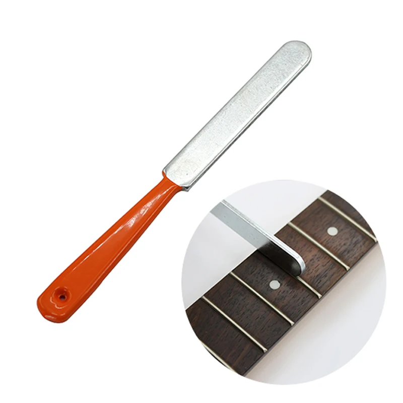 Guitar Bass Professional Tools Fret File For Guitar Fret Crowning Luthier File Alloy Narrow Dual Cutting Edge Tool