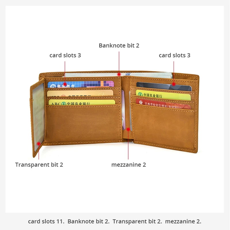 HEPIDEM RFID Dompet Ramping Kulit Asli Crazy Horse Berkualitas Tinggi 2020 Dompet Uang Dolar Saku Depan Baru untuk Pria 162