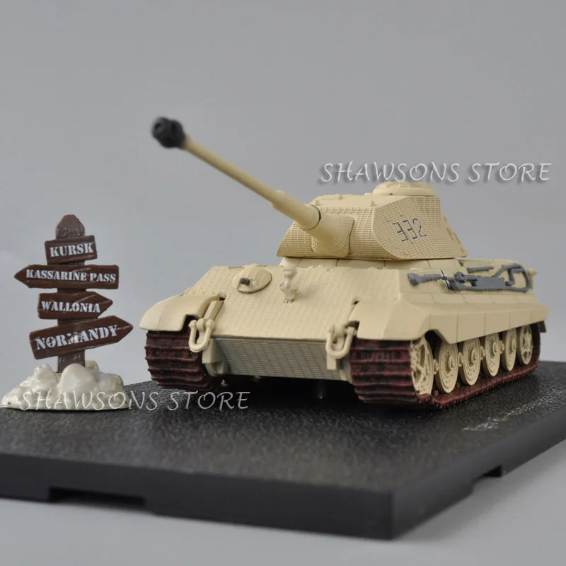 Diecast Metal Military Model Toys 1:72 WW II German Main Battle Tank Tiger Kassarine Pass 1943 Miniature Replica Collection