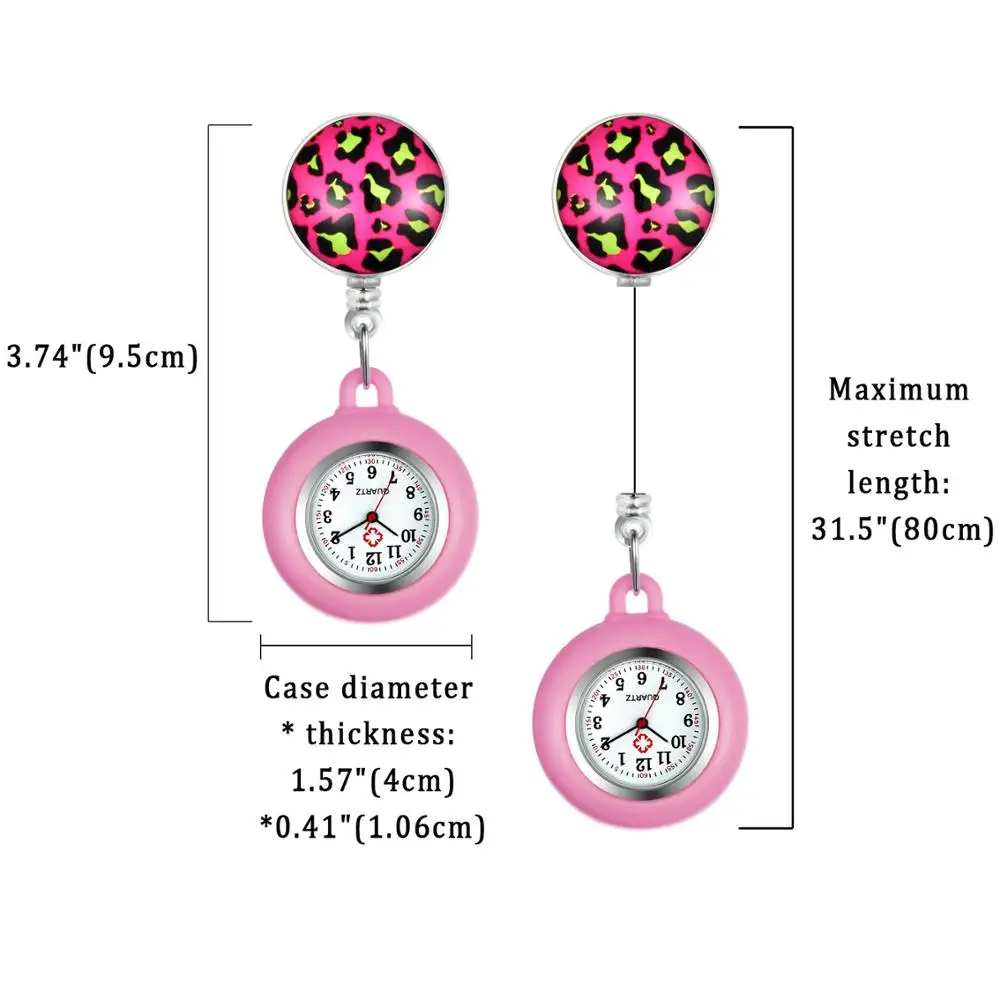 LANCARDO 2021 wysokiej jakości pielęgniarka zegarek kieszonkowy zegarki dla dziewczyn silikonowy zegarek dla pielęgniarki broszka tunika zegarek Reloj de regalo Dropship