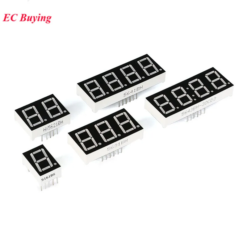 LED Display Module For Arduino 7 Segmen 0.56 Inch Clock Red 1 Bit 2 Bit 3 Bit 4 Bit Common Cathode Anode Digital Tube 0.56