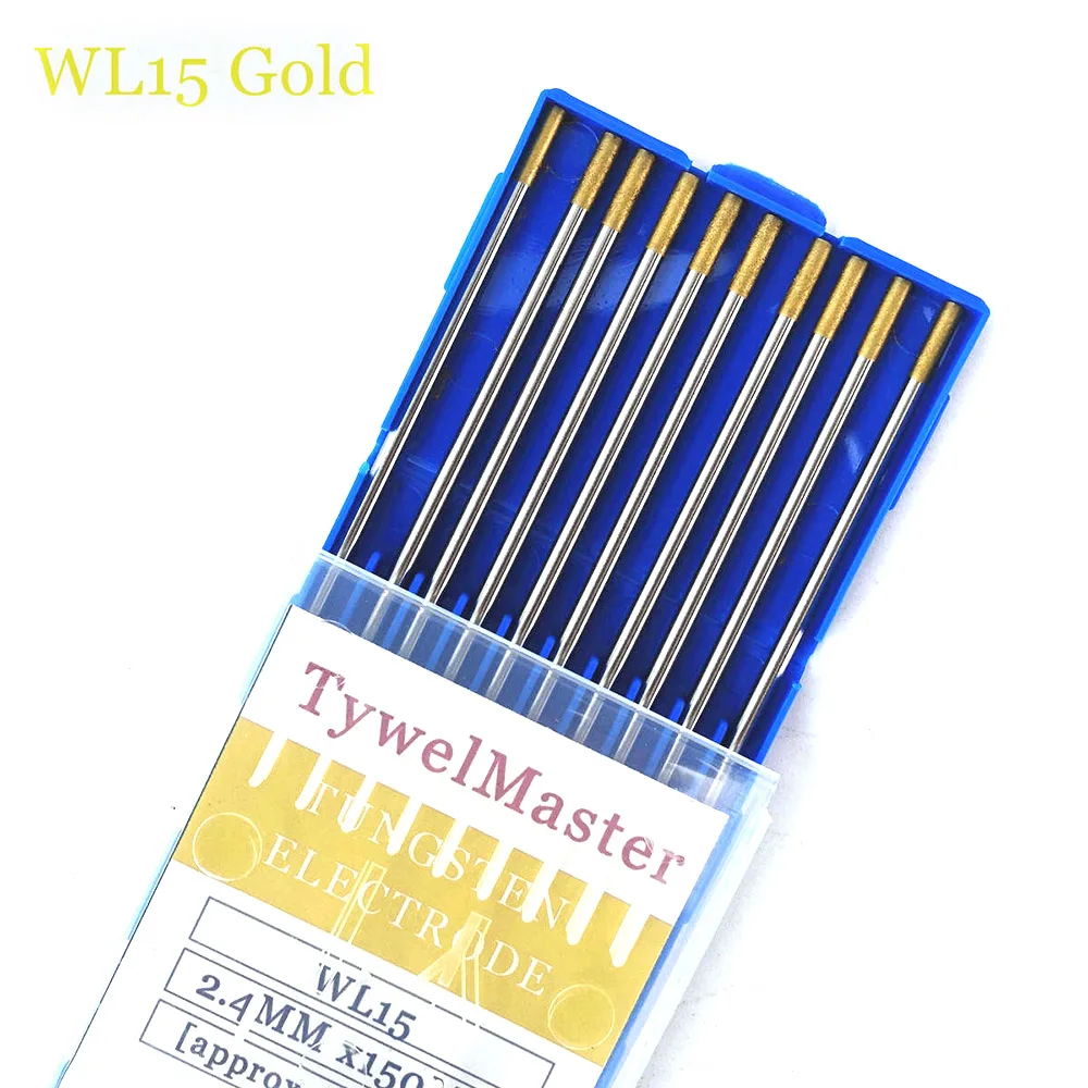 Professionele Tungsten Elektroden Lassen Staven 1.0 1.6 2.0 2.4 3.0 3.2 4.0Mm WT20 WC20 WL20 WL15 WZ8 Wp WY20 WR20 Voor Tig Lasser