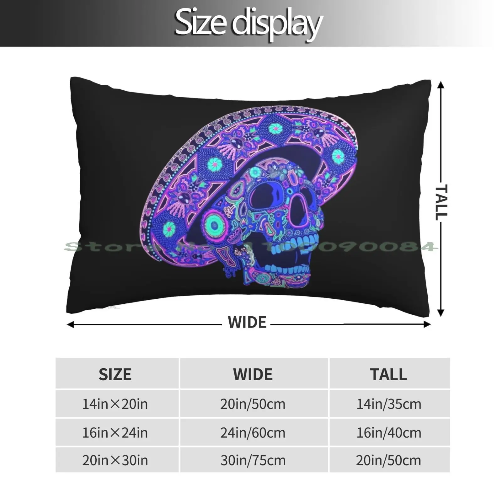 Colorful Death Pillow Case 20x30 50*75 Sofa Bedroom Kabyle Amazigh Berber Algeria Tunisia Morocco African Carpet Retro