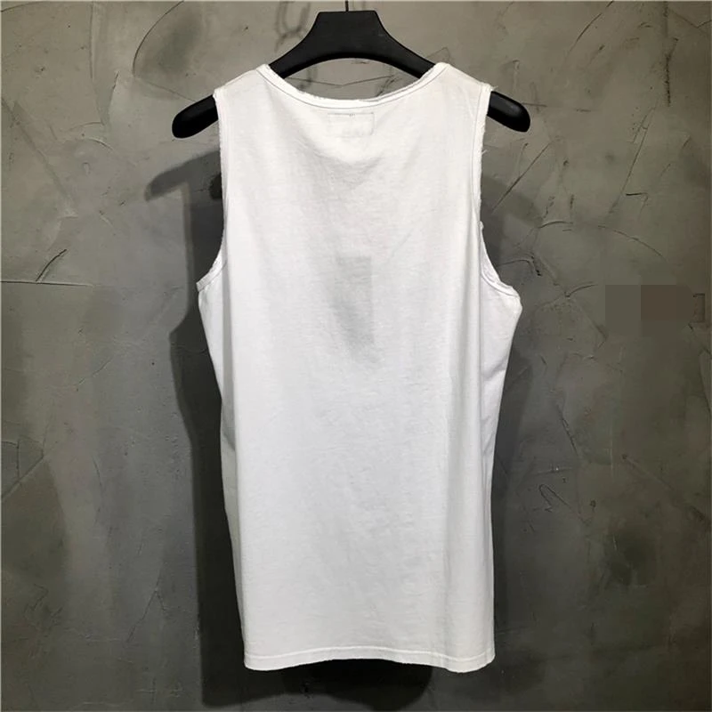 

Men's Sleeveless Vest Summer New Solid Color Round Collar Simple Large Size Loose Casual Youth Fashion Trend Versatile Vest