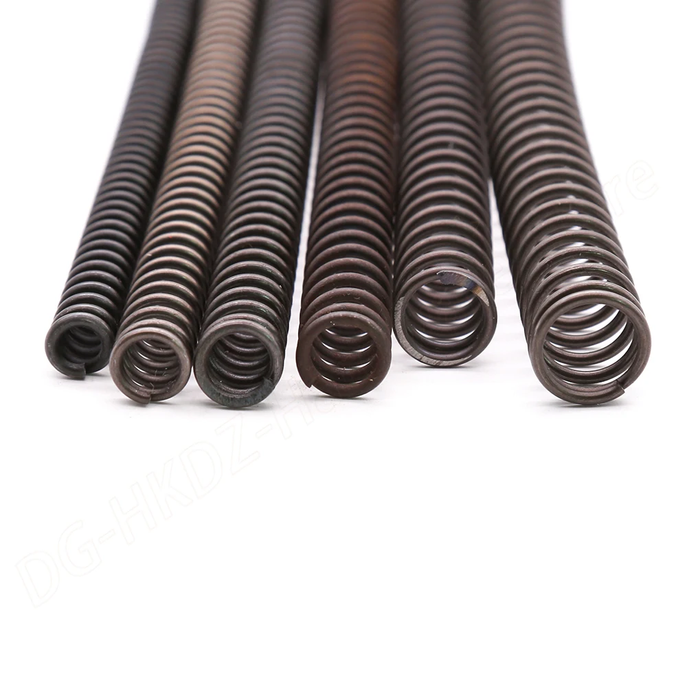 3/5pcs Manganese Steel Compression Spring 65Mn Surface Blackening 0.8 0.9 1mm Wire Diameter 6-12mm Outer Diameter 305mm Length