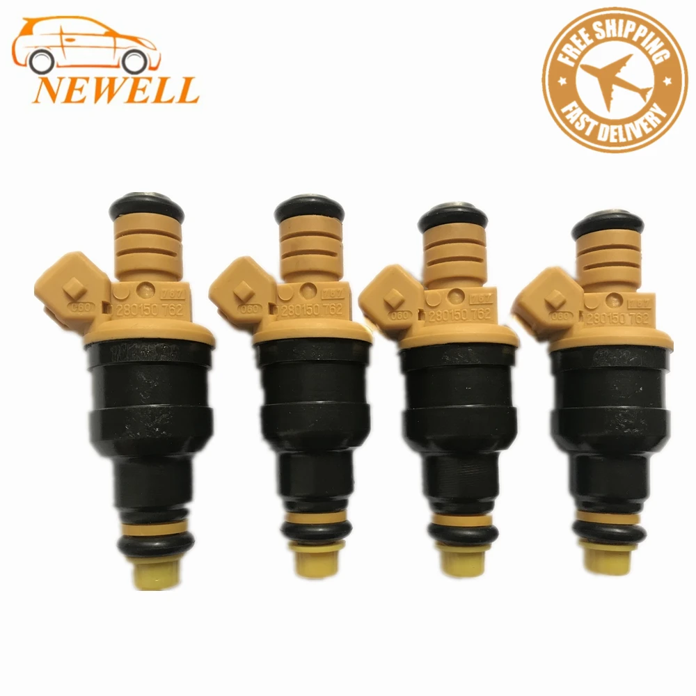 

4pcs Fuel Injector 0280150762 For Volvo 240 740 940 960 940 Peugeot 205 Citroen 02801 50762