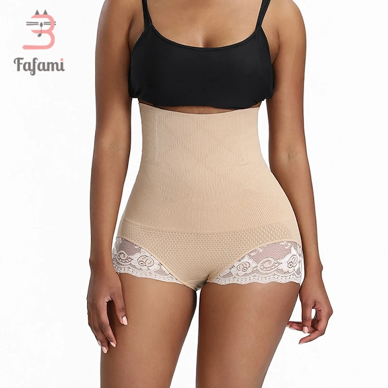 Postpartum bandage Women Body Shaper High Waist Butt Lifter Tummy Control Panty Slim Waist Trainer Seamless Lace Slimming Corset