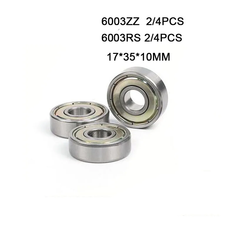 2/4pcs  6003 6003ZZ 6003RS 6003-2Z 6003Z 6003-2RS ZZ RS RZ 2RZ Deep Groove B ZZ RS RZ 2RZ Deep Groove Ball Bearings High Quality