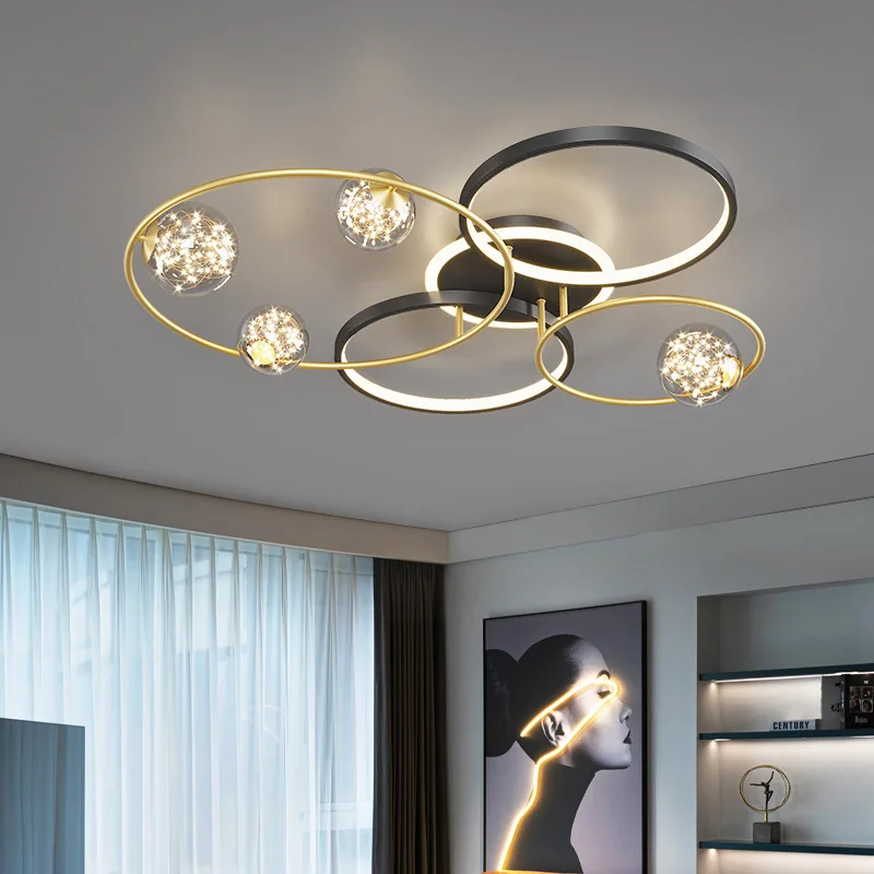 

Modern LED Chandelier For Bedroom Kitchen Loft Hotel Gallery Restaurant Dining Room Living Room Office Foyer Indoor Home Lights
