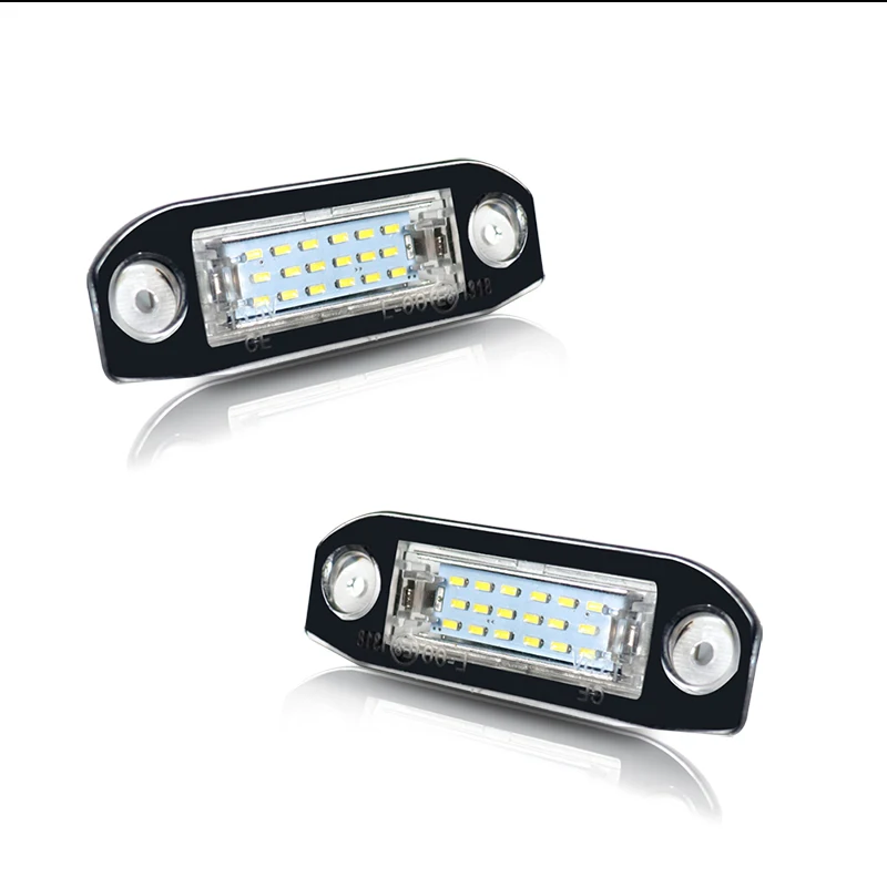 IJDM-Lumières de plaque de planificateur de voiture LED blanches, super lumineuses, Canbus Brave Free SG, Volvo S60, V60, V50, XC60, XC70, XC90,