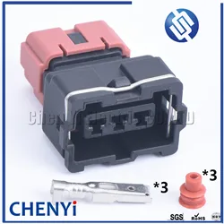 3 Pin auto Connector waterproof electrical plug female For high pressure packet Proton Wira VDO ignition coil auto mechanika