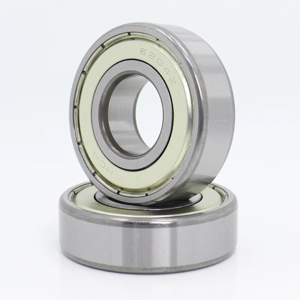 6204ZZ Bearing 20*47*14 mm ABEC-3 ( 2 PCS ) For Blowers Vacuums Saws Deep Groove 6204 Z ZZ Ball Bearings 6204Z