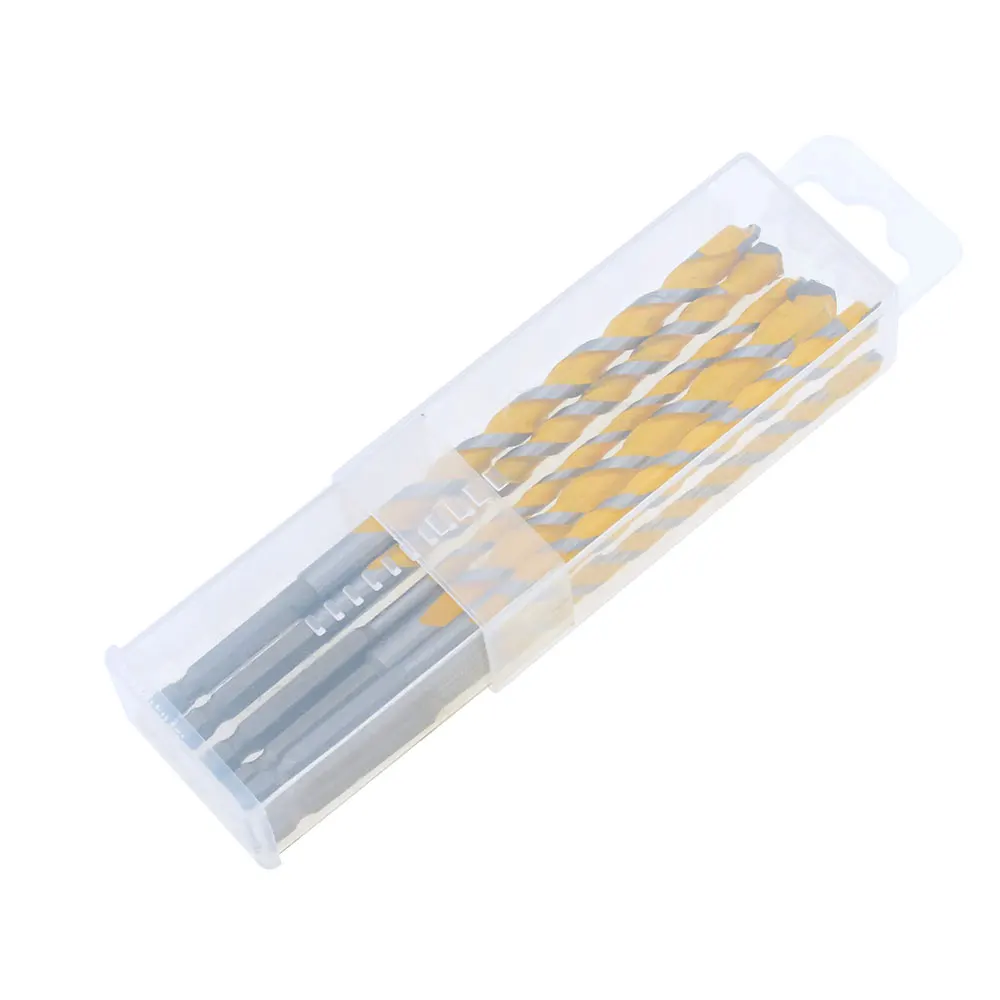 Single spiral lengthened Triangular-overlord Handle Multifunction High Quality Drill Bits Perforator Ceramic Tile Drill